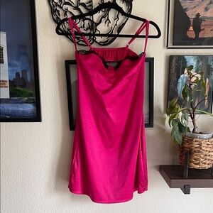 Altered and Fitted Elegant Pink Women's Top